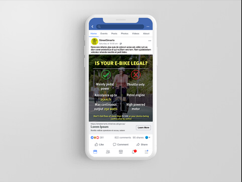 Thumbnail of E-Bike Legal Social Asset
