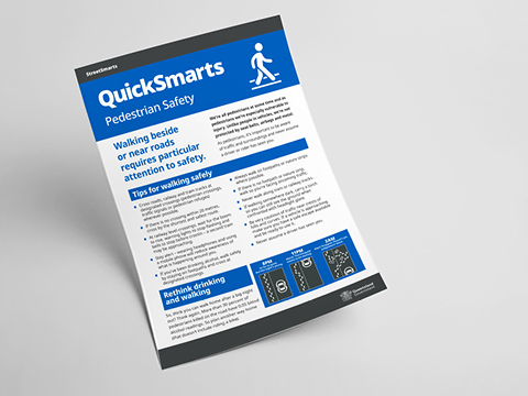 Thumbnail of Pedestrian safety - Factsheet