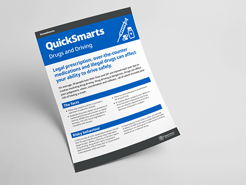 Thumbnail of Drug driving - A4 fact sheet