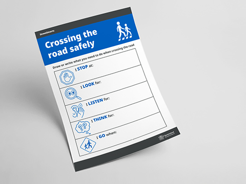 Thumbnail of Crossing the Road Safely - Worksheet