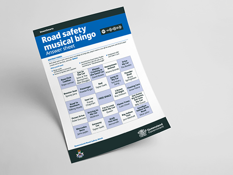 Thumbnail of Road Safety Musical Bingo